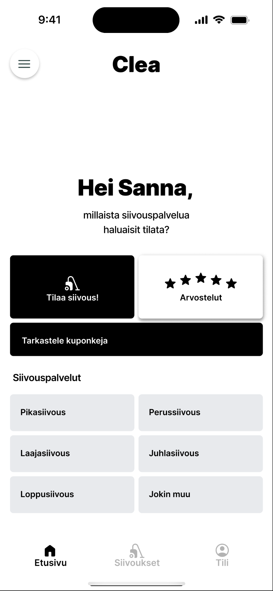 Clea – Helposti puhtain siivouspalvelu | Tekoälyohjattu alusta